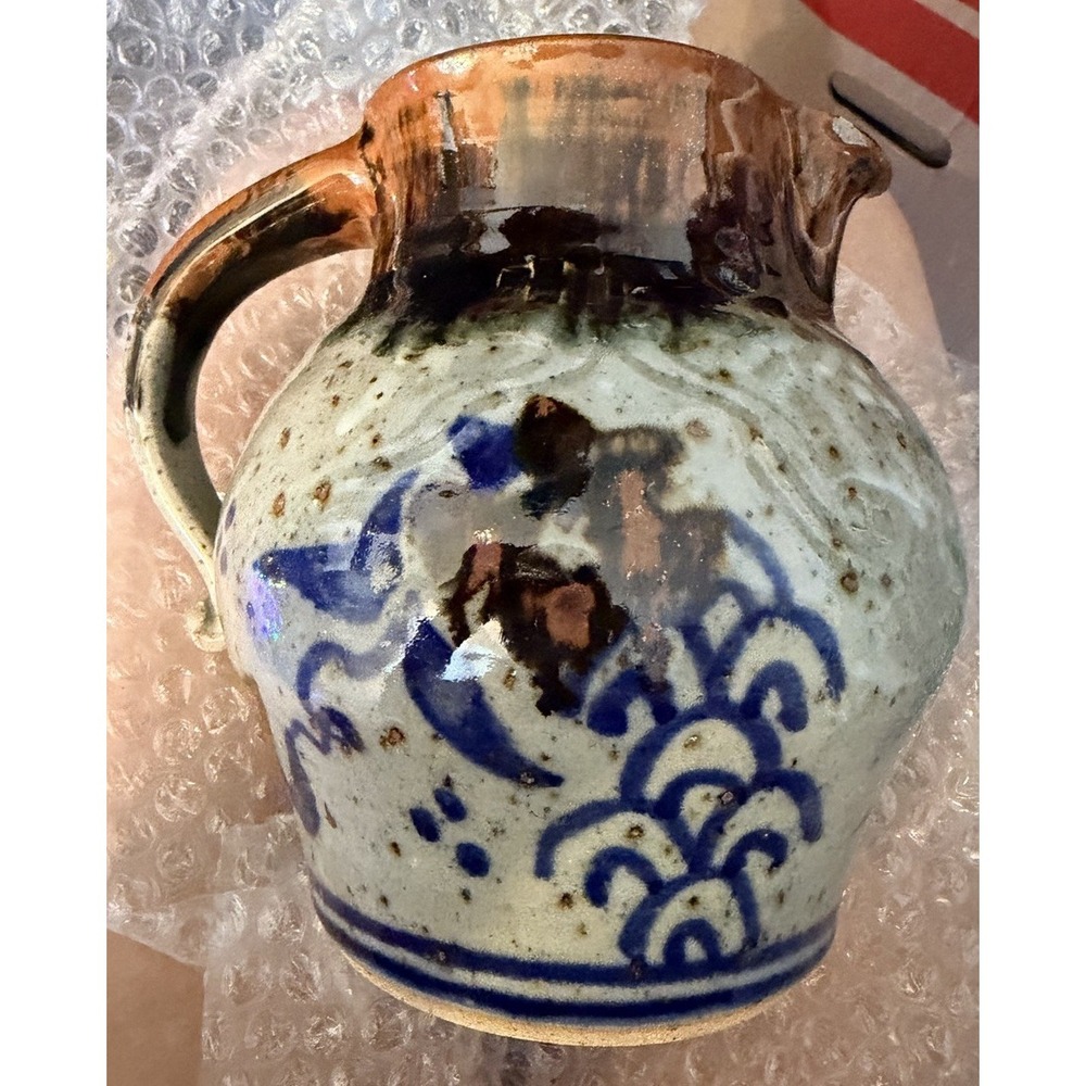 Yosuke Haruta Signed Studio Pottery Jug Pitcher Mingei Shoji Hamada Student